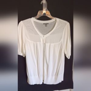 Apt 9  Women's White Cardigan Sweater